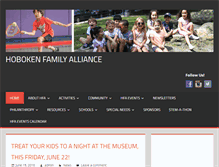 Tablet Screenshot of hobokenfamily.com
